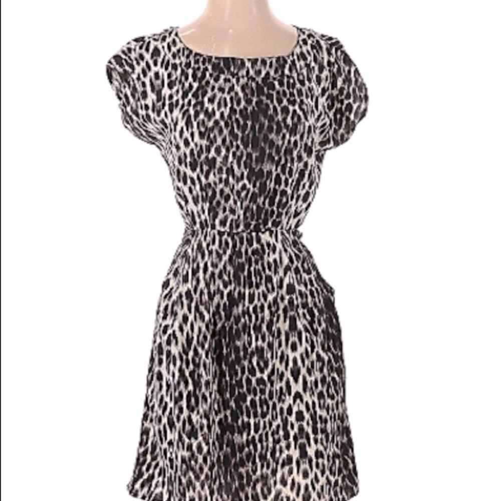 Black & White Leopard Dress
